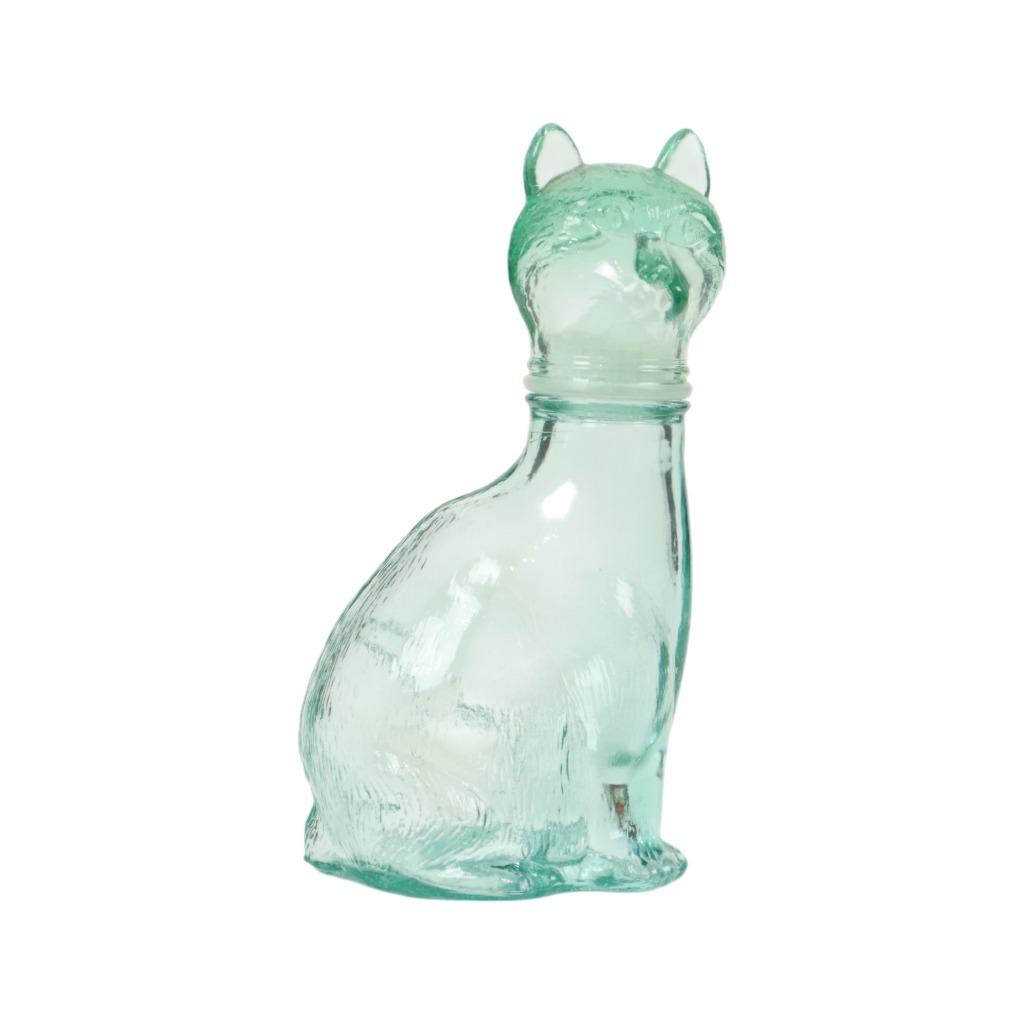 Kleine Glazen Katten Karaf Poes Fles Vetreria Etrusca Glaswe, Antiek en Kunst, Antiek | Glaswerk en Kristal, Ophalen of Verzenden