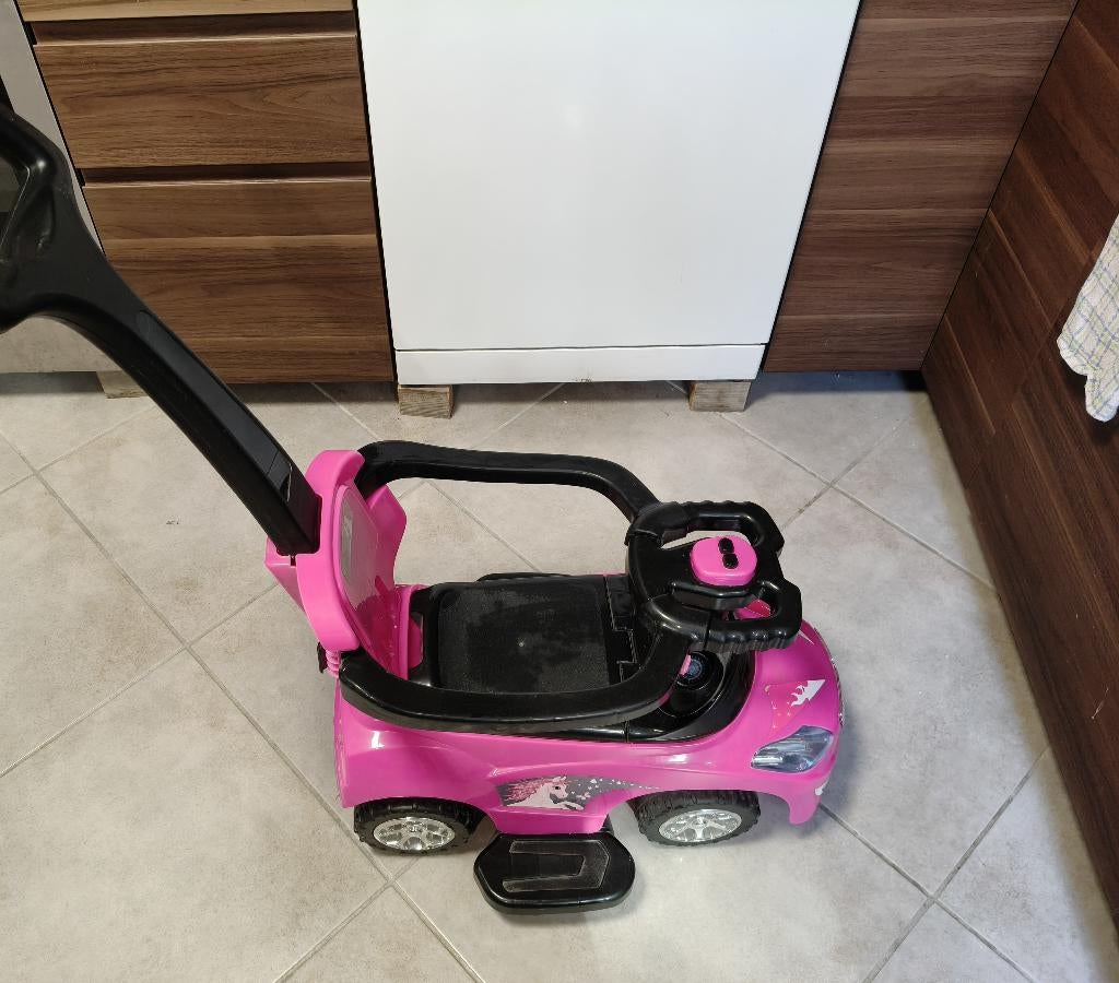 Porteur voiture enfant Milly Mally Happy Rose, Ophalen, Gebruikt