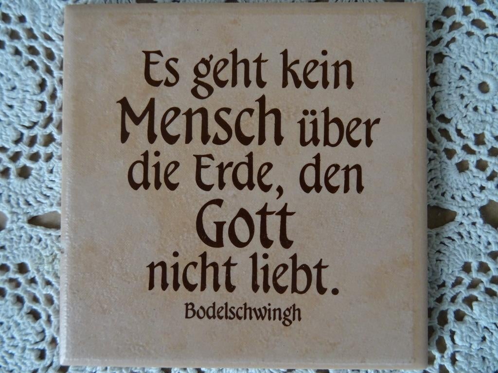 Tegel Bodelschwingh Es gibt kein mensch den Gott nicht liebt, Verzamelen, Religie, Zo goed als nieuw, Christendom | Protestants