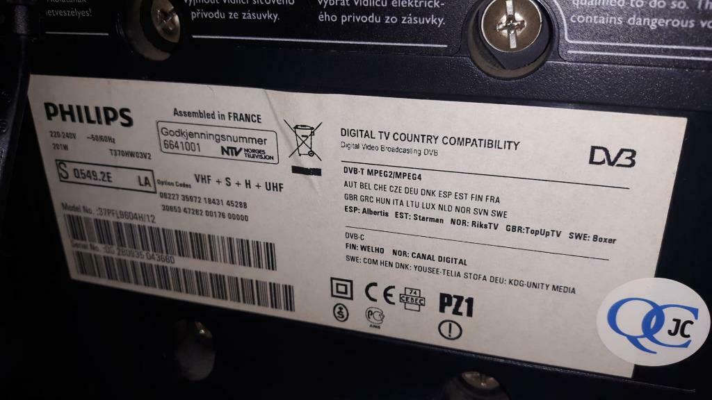Herstellen Philips TV Reparatie, Enlèvement