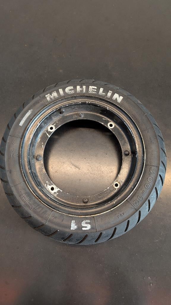 Velg Dax + band 10 inch, Fietsen en Brommers, Ophalen of Verzenden, Zo goed als nieuw, Overige typen, Dax Honda Skyteam
