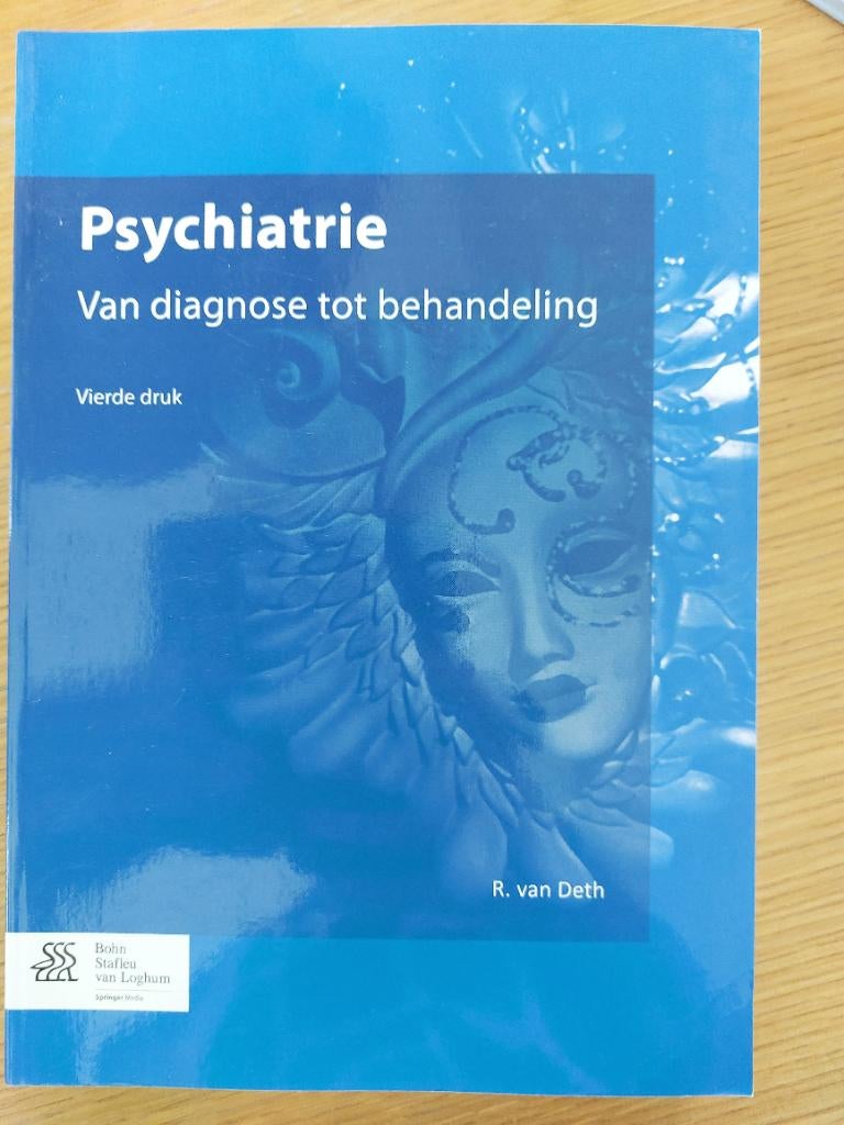 Psychiatrie: van diagnose tot behandeling, Boeken, Ophalen of Verzenden, Zo goed als nieuw, Hoger Onderwijs, Ron van deth
