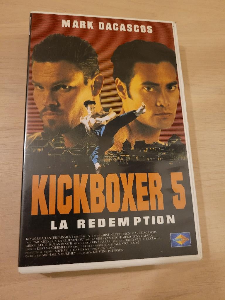 k7 vhs kickboxer 5 La Rédemption, Cd's en Dvd's, VHS | Film, Zo goed als nieuw, Actie en Avontuur, Ophalen of Verzenden