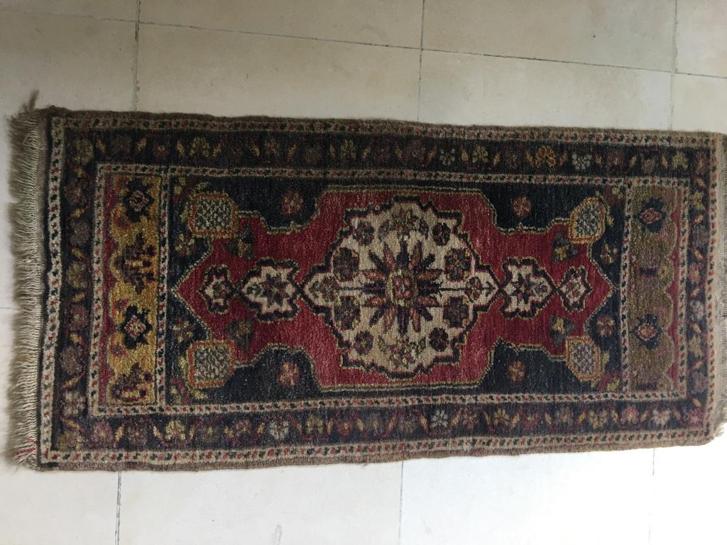 tapis turc en laine, Maison & Meubles, Ameublement | Tapis & Moquettes, Enlèvement, Utilisé, Autres couleurs