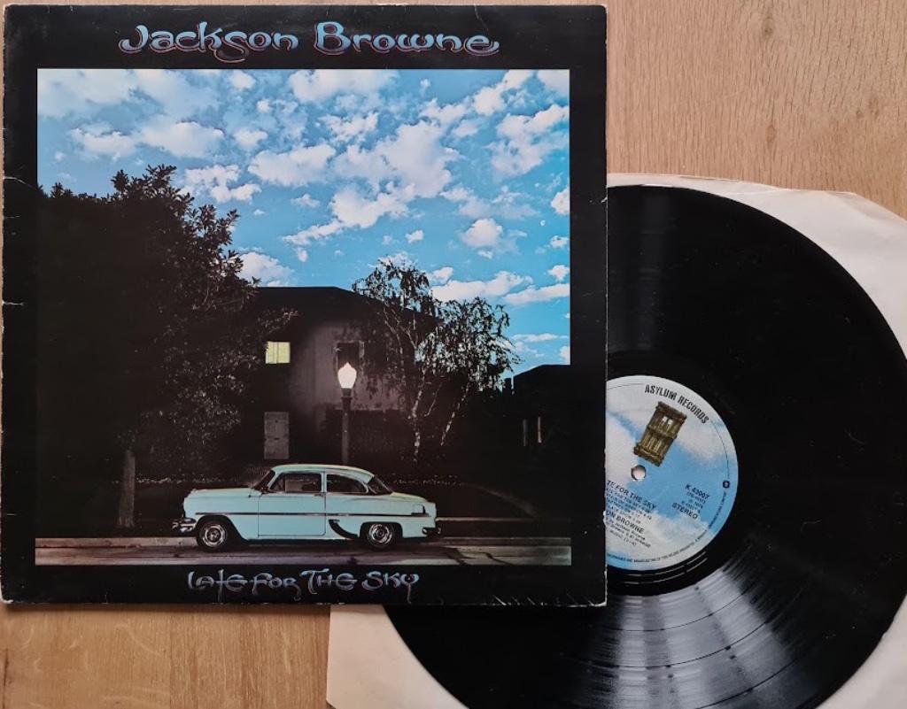 JACKSON BROWNE - Late for the sky ( LP ), 12 pouces, Pressage original, Enlèvement ou Envoi, Comme neuf