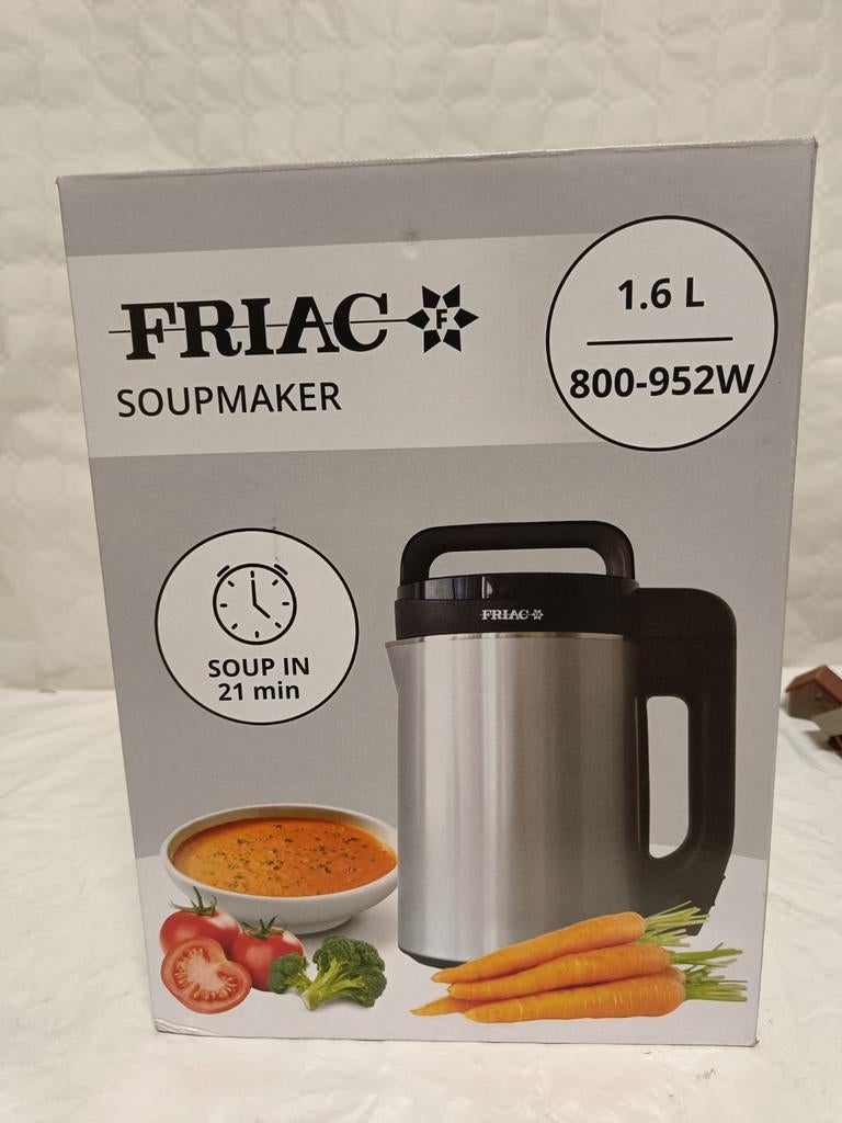 Soup Maker FRIAC 1,6L – NEUF dans sa boîte – 800-952W, 1 à 2 litres, Enlèvement ou Envoi, Neuf, 3 vitesses ou plus