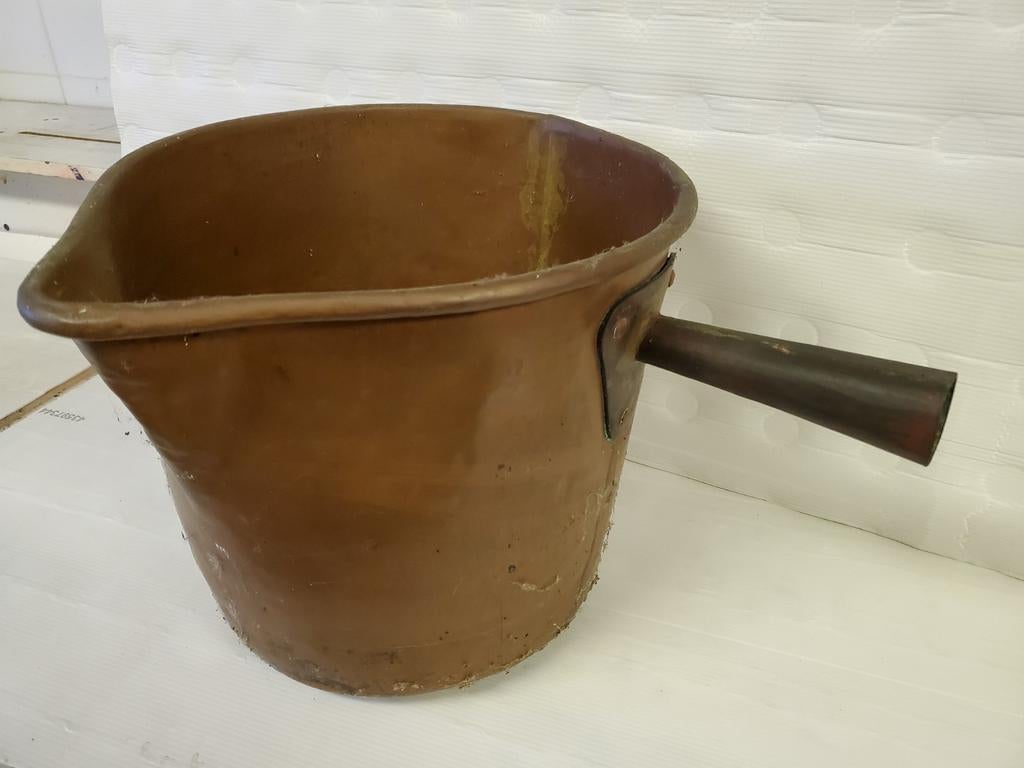Chaudron cuivre 28 * 30 cm, Enlèvement, Cuivre