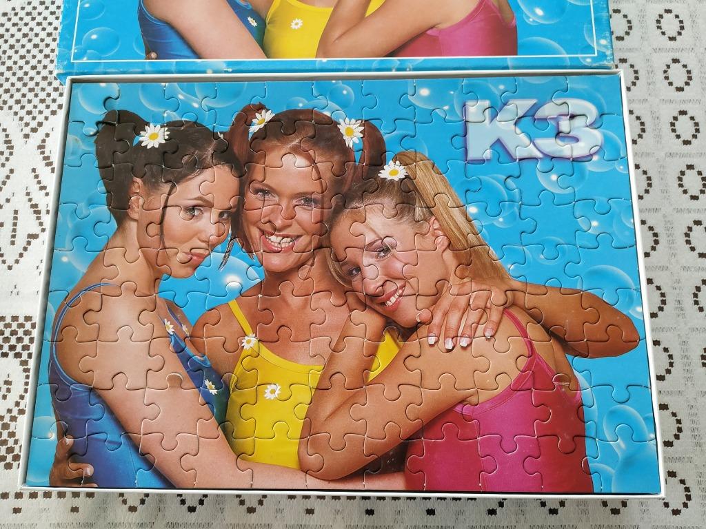 Puzzel origineel K3 -32 cm x 23 cm - 99 stukjes, Ophalen, Zo goed als nieuw