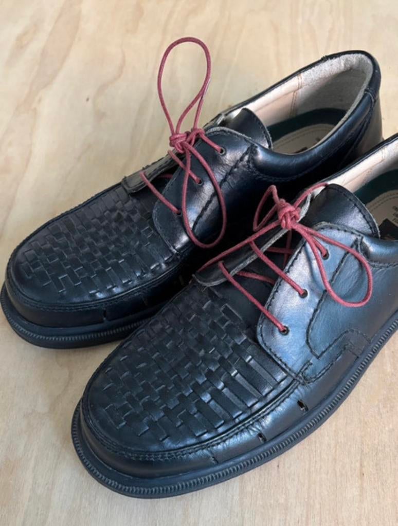 Zwarte vintage veterschoenen, loafers, mocassins, maat 44, Vêtements | Hommes, Chaussures, Enlèvement ou Envoi, Newport, Flâneurs