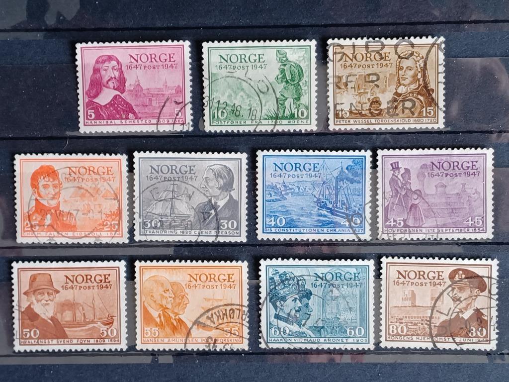 Timbres de Norvège, Enlèvement ou Envoi, Norvège, Affranchi