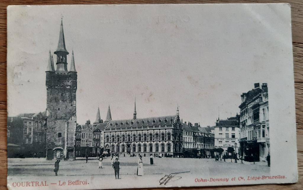 Kortrijk COURTRAI grand place grote markt TOP, Ophalen of Verzenden