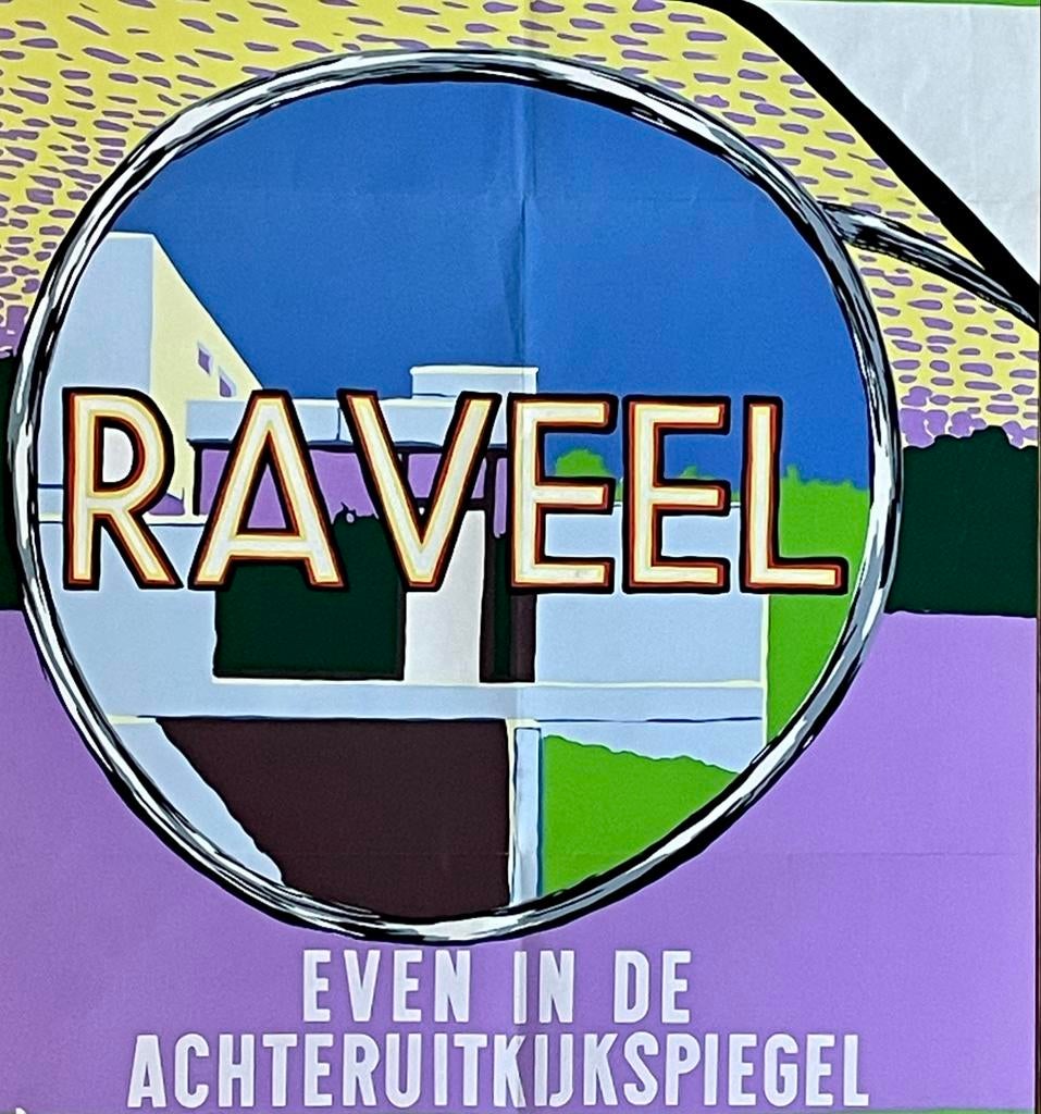 Raveel - Vintage Affiche Expo 1971 - Zeefdruk - Gebruikt, Antiek en Kunst, Kunst | Litho's en Zeefdrukken, Ophalen of Verzenden