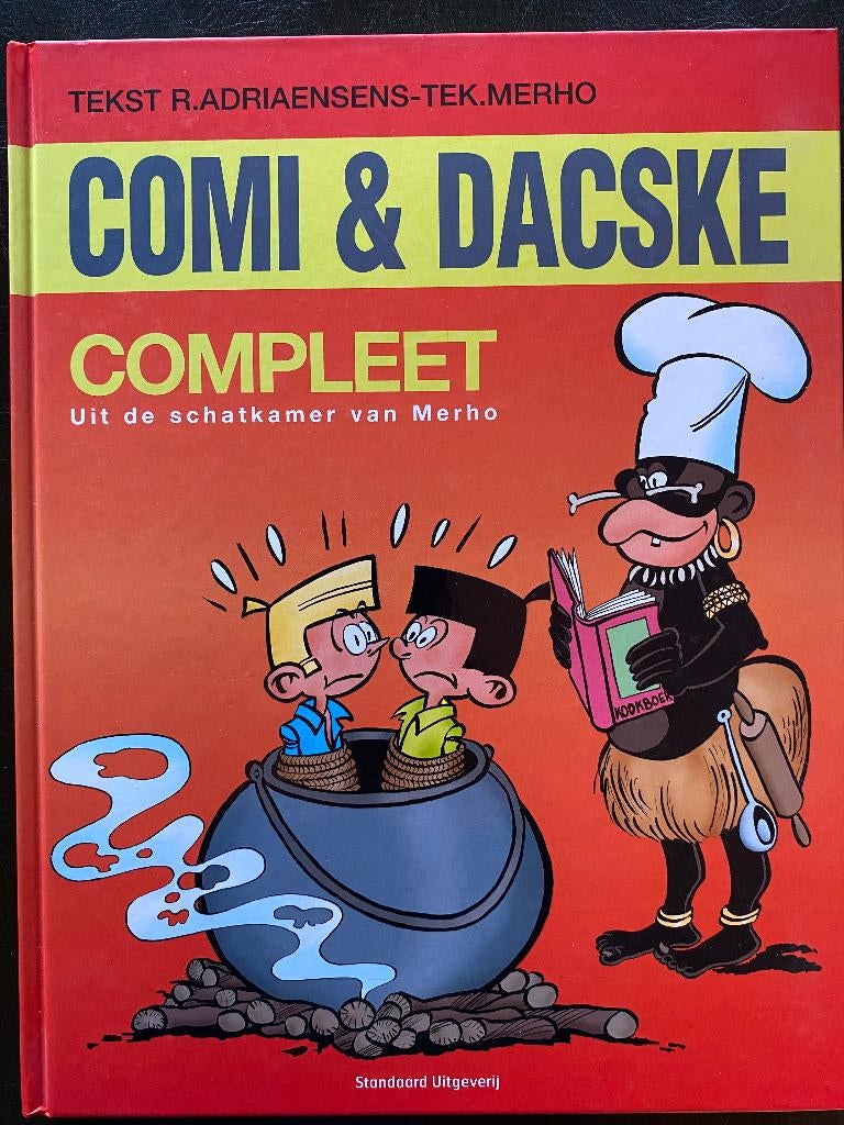 COMI EN DACSKE - COMPLEET -  Uit de schatkamer van Merho, Boeken, Stripverhalen, Eén stripboek, Merho, Ophalen of Verzenden, Zo goed als nieuw
