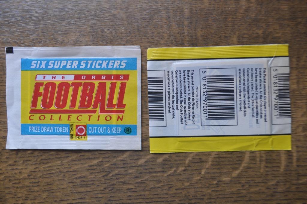 ORBIS ONGEOPEND ZAKJE THE ORBIS FOOTBALL COLLECTION, Ophalen of Verzenden, Zo goed als nieuw, Meerdere stickers