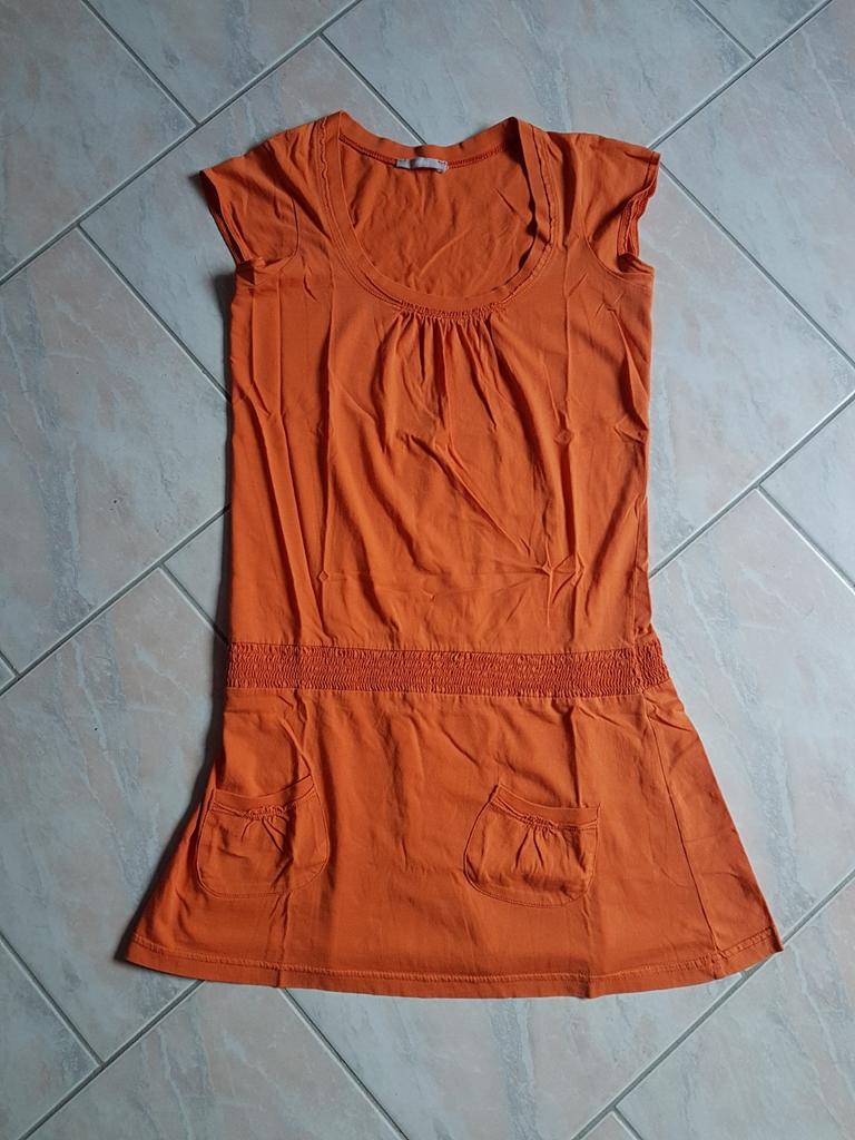 Jurk, 3 Suisses, Oranje, Ophalen of Verzenden, Zo goed als nieuw