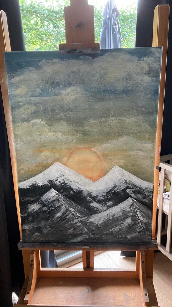Schilderij op doek 50cm x 70cm, Antiek en Kunst, Kunst | Schilderijen | Klassiek, Ophalen of Verzenden