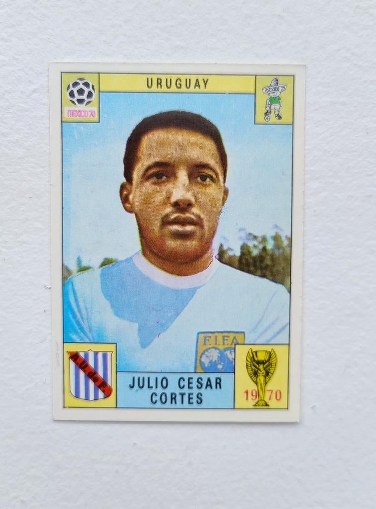 Panini Mexico 70: Julio Cesar Cortes -  Team Uruguay 1970, Verzamelen, Ophalen of Verzenden, Zo goed als nieuw