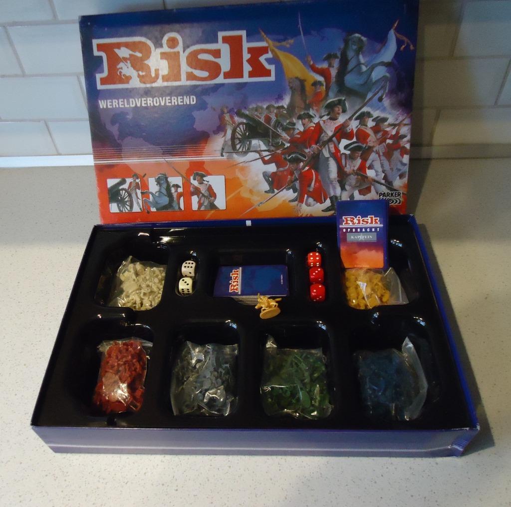 "RISK" van Parker in Prima staat., Een of twee spelers, Ophalen of Verzenden, Zo goed als nieuw, Parker