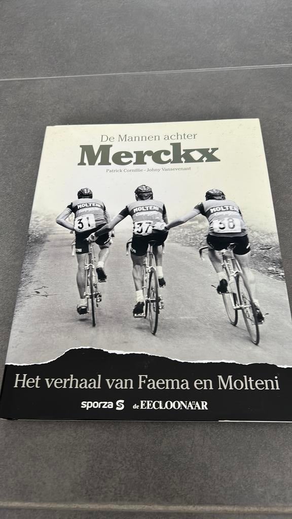 BOEK : De mannen achter Merckx, Ophalen of Verzenden, Zo goed als nieuw, J. Vansevenant; P. Cornillie, Non-fictie
