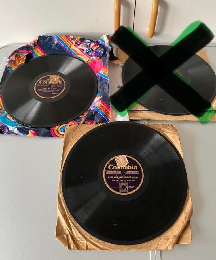 🍄 2 zeer oude bakelieten 78 toeren LP’s klassieke muziek, Ophalen of Verzenden, Gebruikt