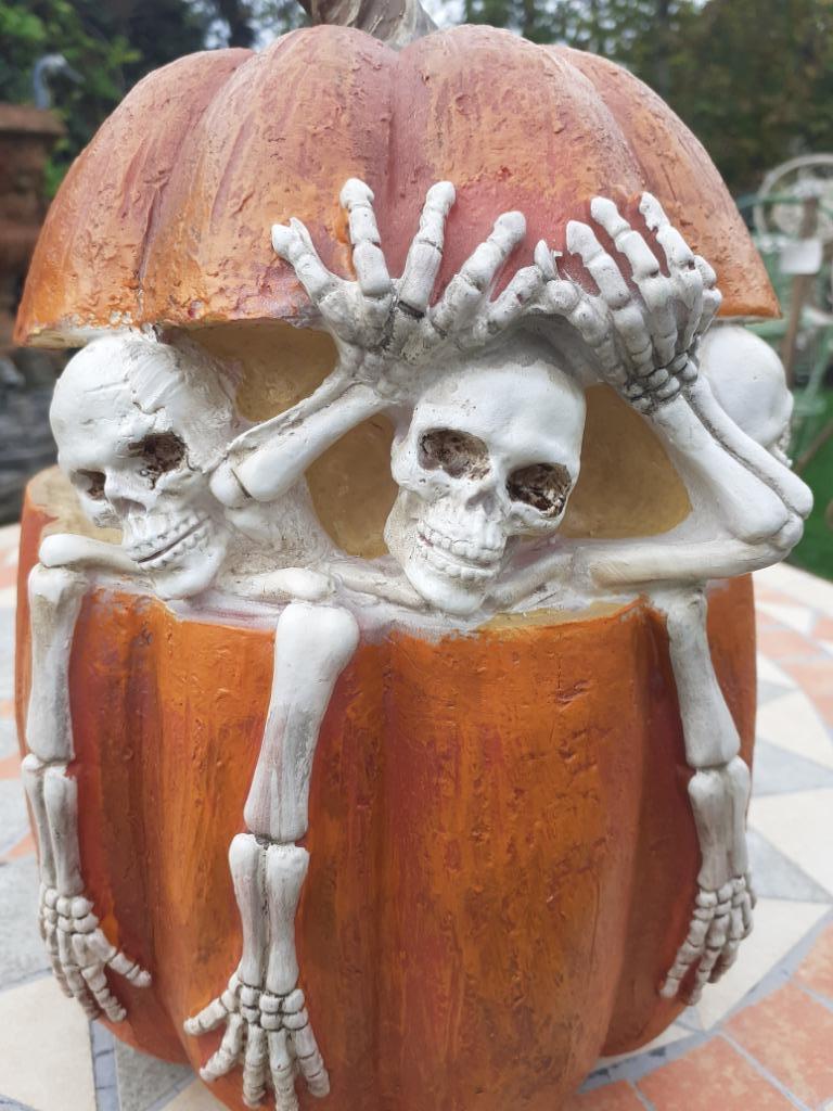 Magnifique citrouille d'halloween en polyrésine, Enlèvement ou Envoi, Neuf