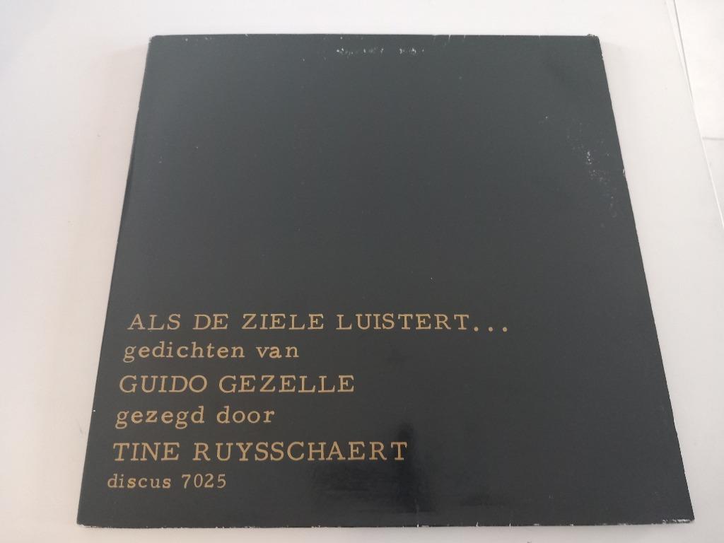 Vinyl LP gedichten Guido Gezelle Tine Ruysschaert, Ophalen of Verzenden, 12 inch