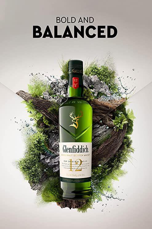 Panneau en métal Glenfiddich 12 - rétro vintage mancave, Collections, Enlèvement ou Envoi, Comme neuf, Panneau publicitaire