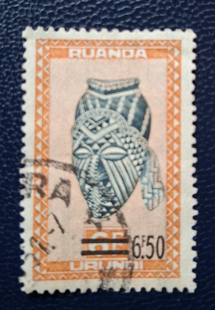 Postzegel Ruanda-Urundi OBP 175, Ophalen of Verzenden, Gestempeld