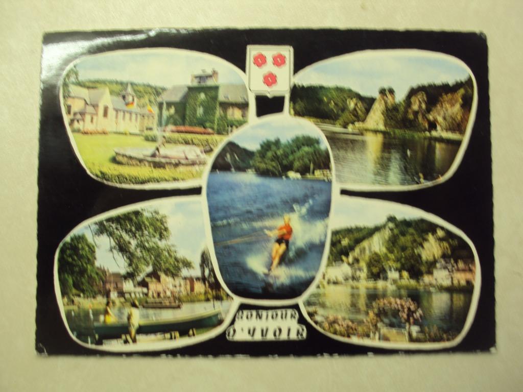 54149 - BONJOUR D'YVOIR - 5 ZICHTEN, Collections, Cartes postales | Belgique, Envoi