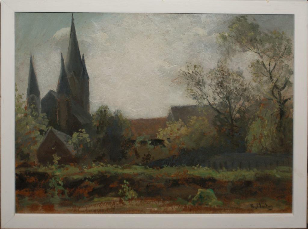 R. Montag: Zicht (43 x 33 cm), Enlèvement ou Envoi