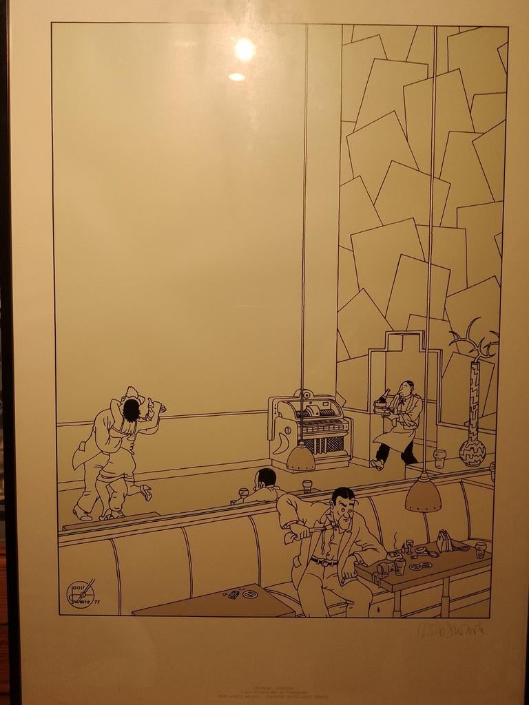 joost Swarte, encadré, Enlèvement ou Envoi