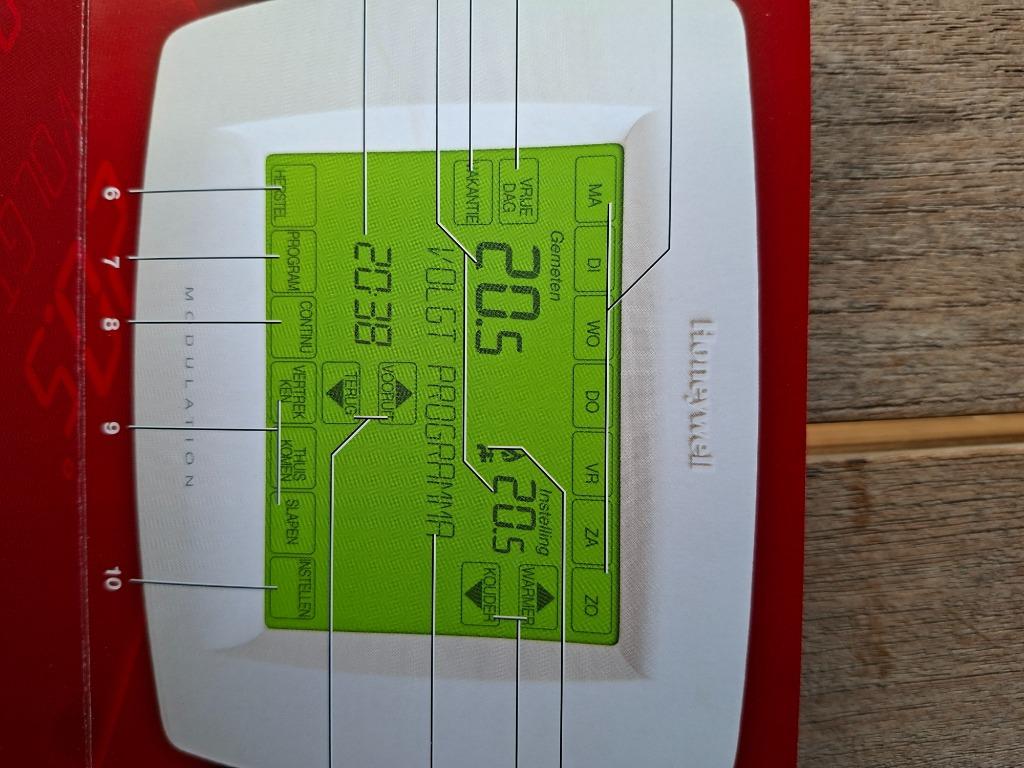 Thermostaat Honeywell, Ophalen, Slimme thermostaat, Gebruikt
