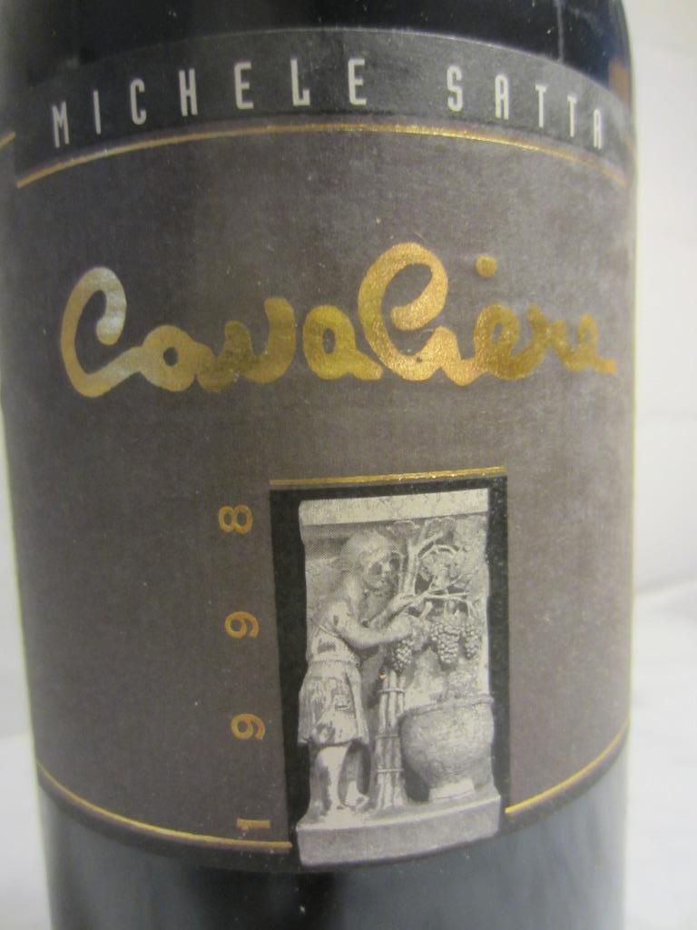 Chevalier 1998 (Michele Satta) 1x150cl, Pleine, Comme neuf, Vin rouge, Italie