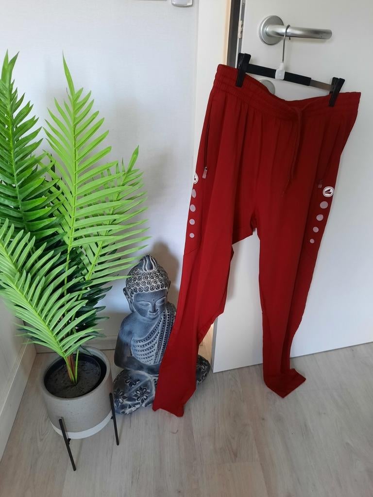 Trainingsbroek rood JAKO maat M, Ophalen of Verzenden, Zo goed als nieuw