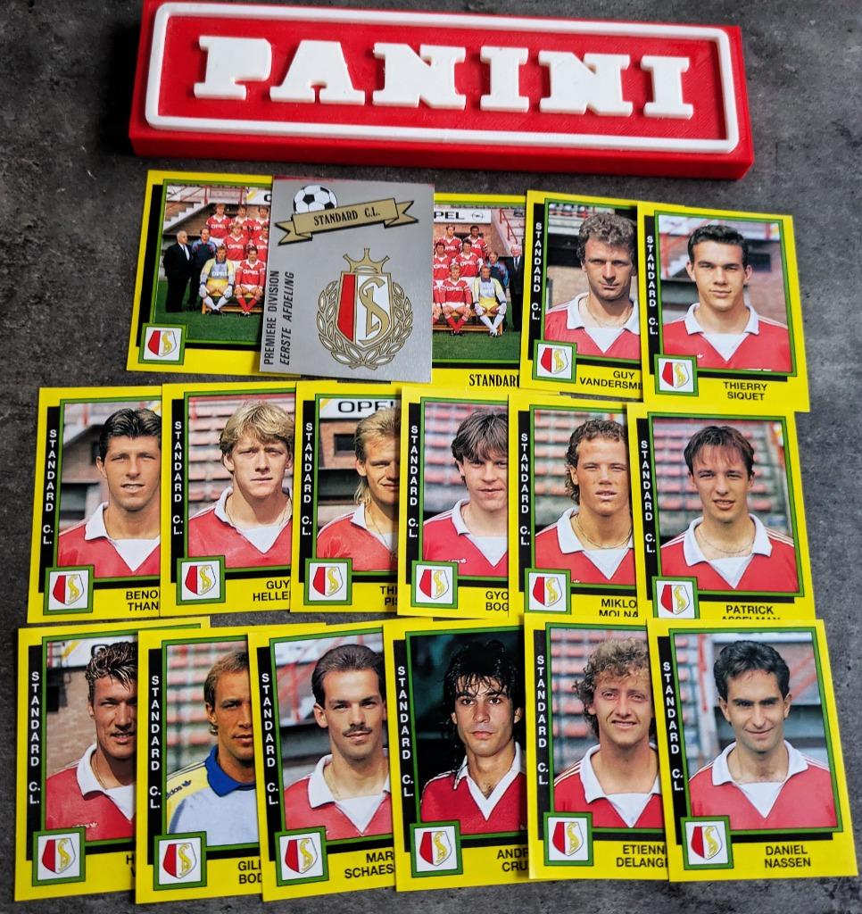 PANINI FOOTBALL 91 STANDARD LUIK  17 STICKERS 1991, Hobby en Vrije tijd, Stickers en Plaatjes, Nieuw, Verzenden