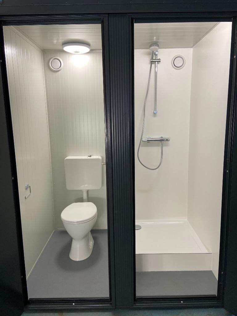 Sanitair unit met toilet en douche compact | Plug en play, Ophalen of Verzenden, Nieuw, Douche