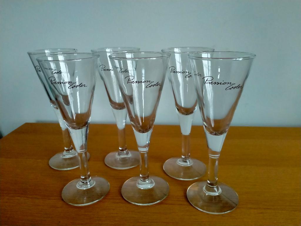 6 durobor glazen Passion Cooler, Ophalen of Verzenden, Zo goed als nieuw, Overige typen