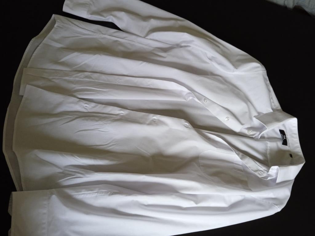 Nieuwe witte hemden, Neuf, Enlèvement, Blanc, Tour de cou 41/42 (L)