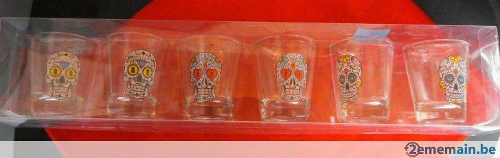 Verres tête de mort, Enlèvement ou Envoi, Neuf, Verre ou Verres