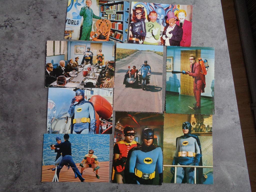 BATMAN  SIXTIES   ADAM WEST  BURT WARD  9x postkaarten, Ophalen of Verzenden