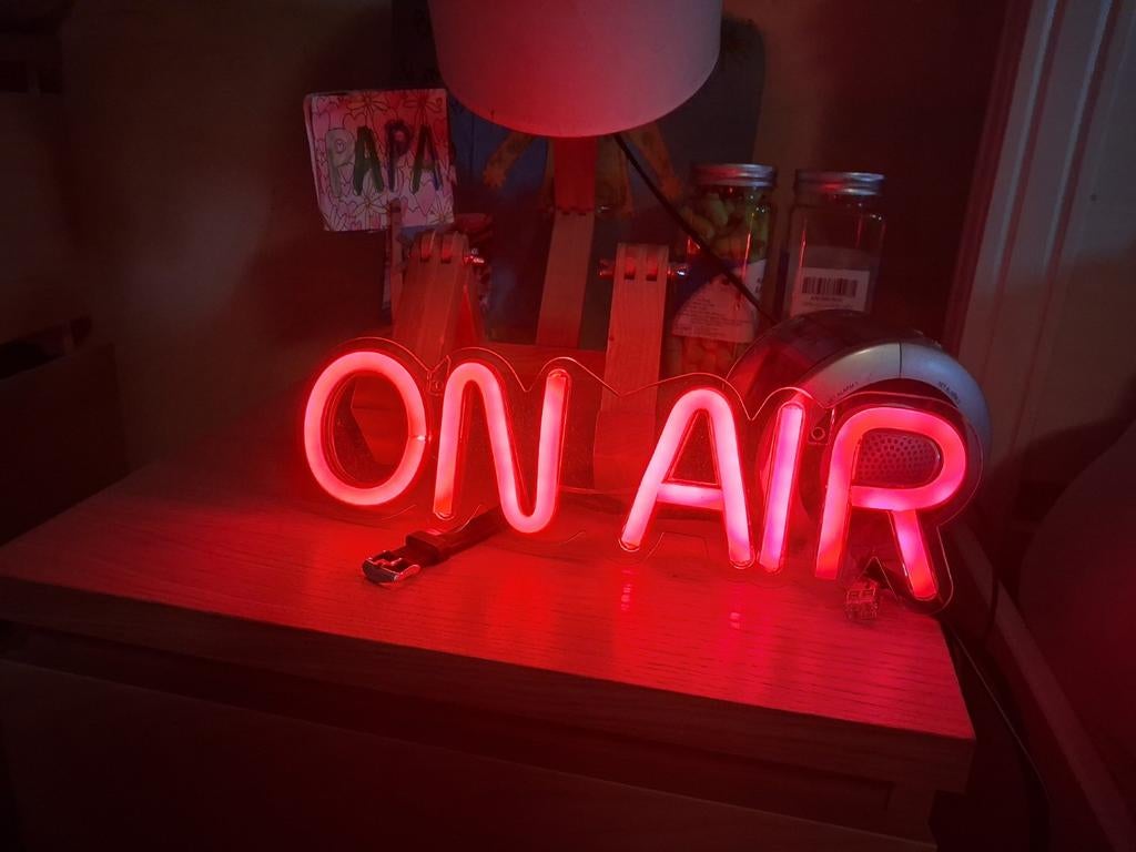 Lampe au néon à l'air, Enlèvement ou Envoi