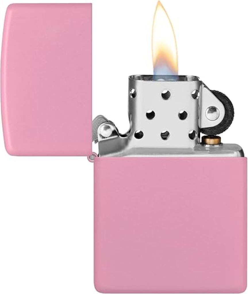 Zippo Aansteker mat roze SNELLE GRATIS LEVERING, Verzenden, Nieuw, Aansteker