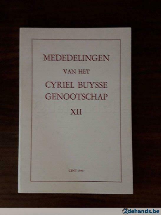 Mededelingen van het Cyriel Buysse Genootschap XII, Ophalen of Verzenden, Nieuw, Overige typen