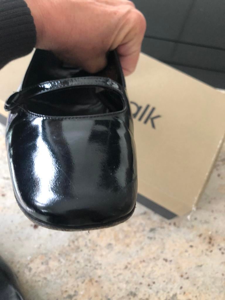 Mooie zwarte lak damesschoenen maat 39,5, mooie staat!, Enlèvement ou Envoi, Comme neuf, Catwalk, Chaussures basses