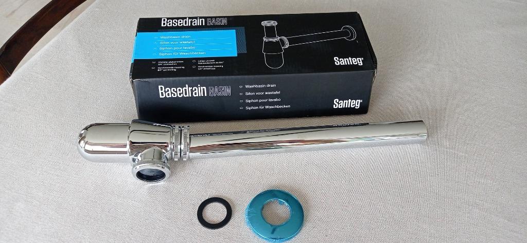 NIEUWE sifon SANTEG Basedrain, Bricolage & Construction, Sanitaire, Envoi, Autres types
