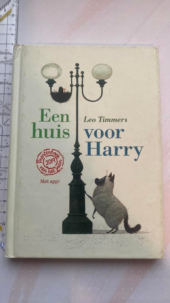Leo Timmers - Een huis voor Harry, Boeken, Ophalen of Verzenden, Gelezen, Leo Timmers, Prentenboek