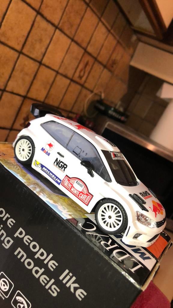 RC POLO R WRC LDR/C 1/28 1van1 RTR, Elektro, Nieuw, Ophalen of Verzenden, Auto onroad