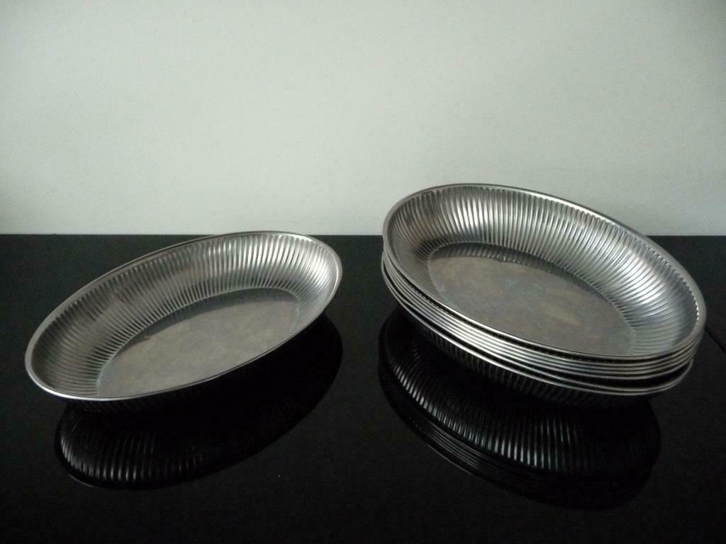 Inox schotels (9 stuks), Ophalen, Gebruikt, Schaal of Schalen