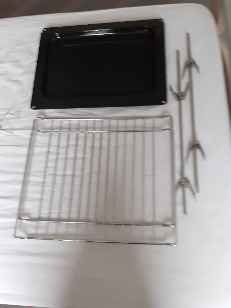 bakplaat, rooster en grillspitijzers NIEUW  (samen of apart), Electroménager, Fours, Neuf, Autoportant, Enlèvement ou Envoi