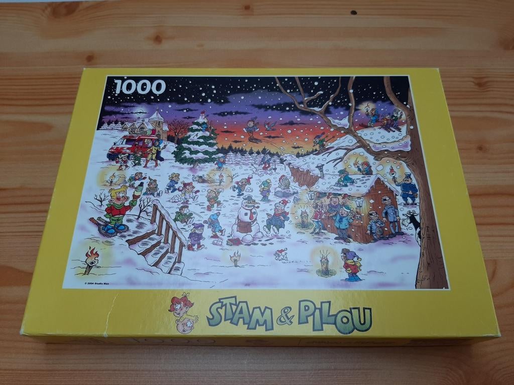 Puzzel Stam & Pilou 1000 stukjes., Ophalen, Gebruikt